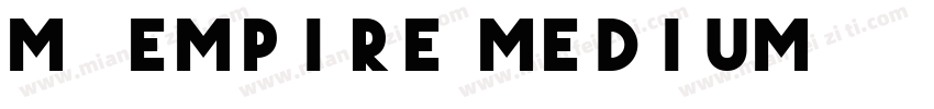 MB Empire Medium字体转换